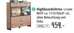 Zurbrüggen Hom'in highboardvitrine Angebot