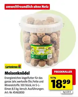 Hagebau Gartenkrone meisenknödel Angebot