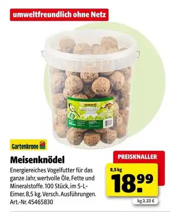 Hagebau Gartenkrone meisenknödel Angebot