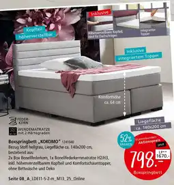 Zurbrüggen Boxspringbett kokomo Angebot