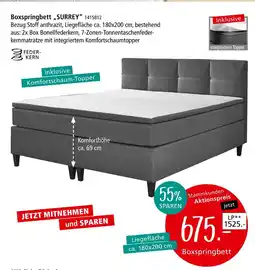 Zurbrüggen Boxspringbett 'surrey' Angebot