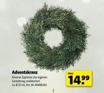Hagebau Adventskranz Angebot