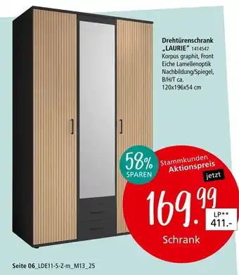 Zurbrüggen Drehtürenschrank laurie Angebot