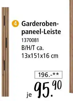 Zurbrüggen Garderobenpaneel-leiste Angebot