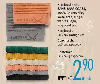 Trends Möbel Sansibar handtuch coast Angebot