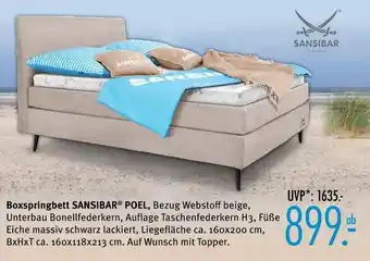 Trends Möbel Sansibar boxspringbett poel Angebot