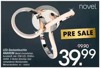 Zurbrüggen Novel led-deckenleuchte anaheim Angebot