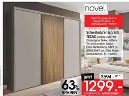 Zurbrüggen Novel schwebetürenschrank texas Angebot