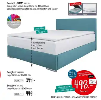 Zurbrüggen Boxbett tom ca. 90x200 cm Angebot