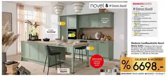 Zurbrüggen Dieter knoll, novel moderne landhausküche nevia satin Angebot