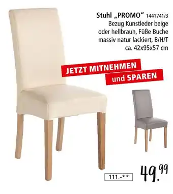 Zurbrüggen Stuhl promo Angebot