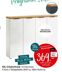 Zurbrüggen Xxl-schuhschrank Angebot