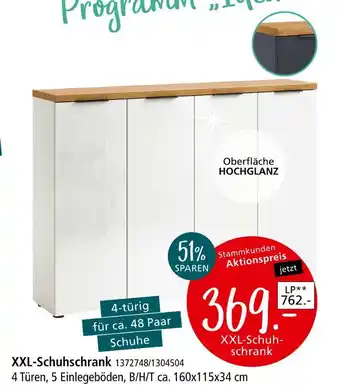 Zurbrüggen Xxl-schuhschrank Angebot