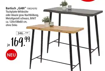 Zurbrüggen Bartisch „gabi“ Angebot
