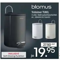 Zurbrüggen Blomus treteimer tubo Angebot