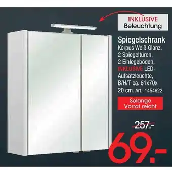Zurbrüggen Spiegelschrank Angebot