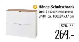 Zurbrüggen Hänge-schuhschrank breit Angebot