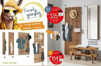 Zurbrüggen Linea natura garderobenpaneel schmal Angebot