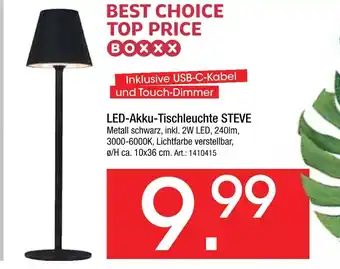 Zurbrüggen Boxxx led-akku-tischleuchte steve Angebot