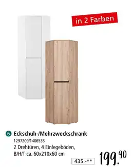 Zurbrüggen Eckschuh-/mehrzweckschrank Angebot
