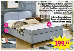 Möbel Boss Boxspringbett wien Angebot