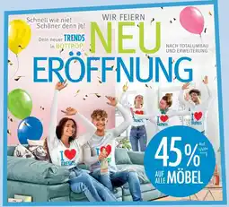 Trends Möbel 45 % rabatt Angebot