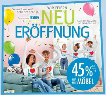 Trends Möbel 45 % rabatt Angebot