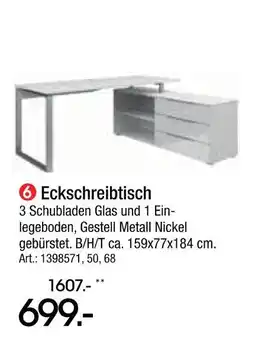 Zurbrüggen Eckschreibtisch Angebot