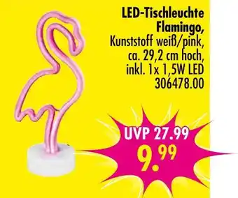 Möbel Boss Led-tischleuchte flamingo Angebot