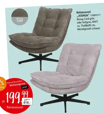 Zurbrüggen Relaxsessel joshua Angebot