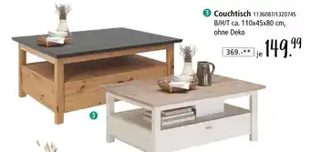 Zurbrüggen Couchtisch Angebot