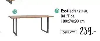 Zurbrüggen Esstisch Angebot