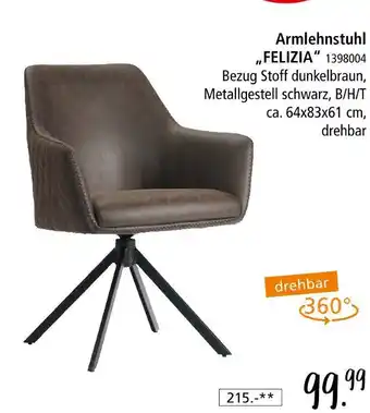 Zurbrüggen Armlehnstuhl „felizia“ Angebot
