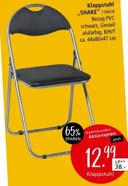 Zurbrüggen Klappstuhl shake Angebot