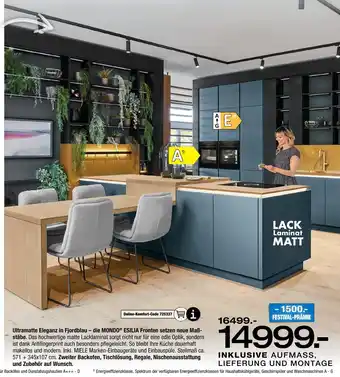 Ostermann Mondo küche esilia Angebot