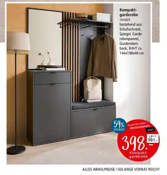 Zurbrüggen Kompaktgarderobe Angebot