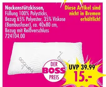 Möbel Boss Nackenstützkissen Angebot