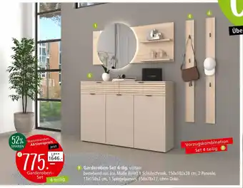 Zurbrüggen Garderoben-set 4-tlg Angebot