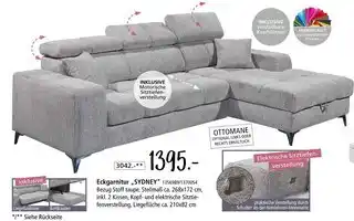 Zurbrüggen Eckgarnitur „sydney“ Angebot