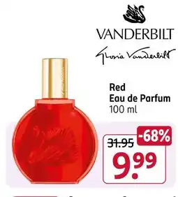 Rossmann Vanderbilt red eau de parfum Angebot