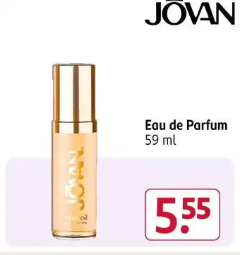 Rossmann Jovan eau de parfum Angebot