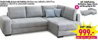 Möbel Boss Ecksofa freddy de luxe mit funktion Angebot