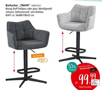 Zurbrüggen Barhocker twain Angebot