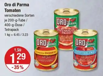 V Markt Oro di Parma Tomaten Angebot