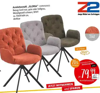 Zurbrüggen Z2 armlehnstuhl gloria Angebot
