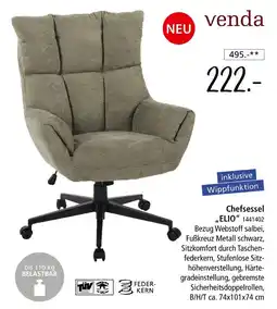 Zurbrüggen Venda chefsessel „elio“ Angebot