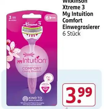 Rossmann Wilkinson xtreme 3 my intuition comfort cherry blossom Angebot