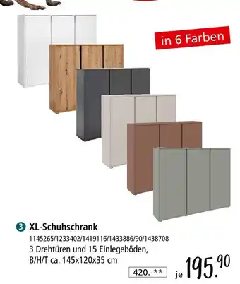 Zurbrüggen Xl-schuhschrank Angebot