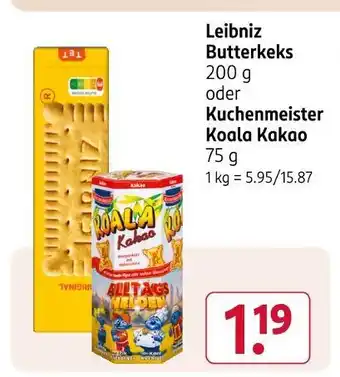 Rossmann Leibniz butterkeks Angebot