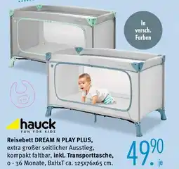 Trends Möbel Hauck reisebett dream n play plus Angebot